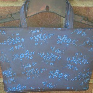 Floral Print Cosmetic Bag